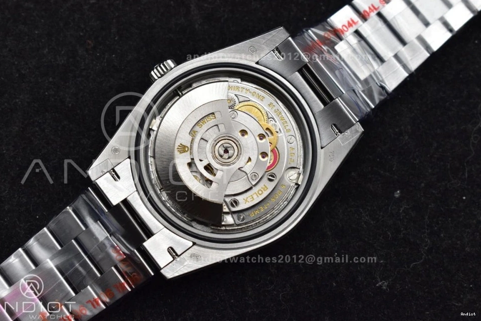 Roman Blue On 904L V4 Dial Tungsten Markers GMF 40 DayDate Steel Bracelet President A3255 Weighted 0212